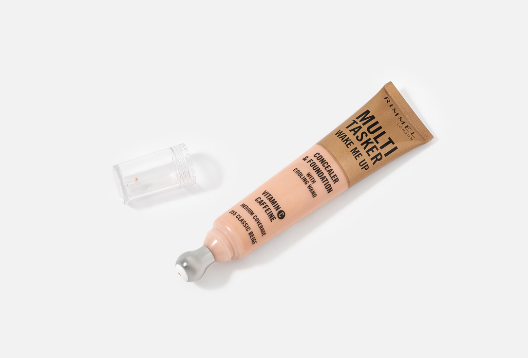 Rimmel Foundation + CONCEALER Multi-Tasker Wake Me Up 055, Classic beige 20 ml Rimmel Foundation + CONCEALER Multi-Tasker Wake Me Up