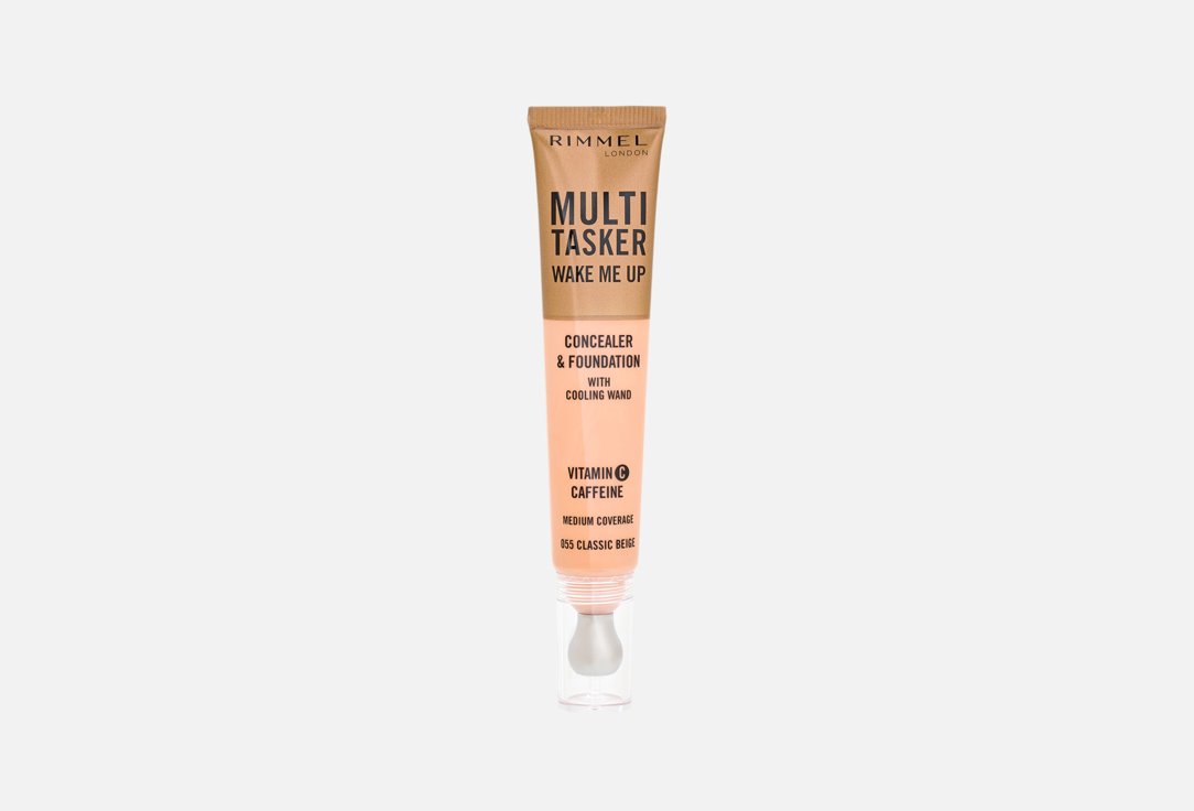 Rimmel Foundation + CONCEALER Multi-Tasker Wake Me Up 055, Classic beige 20 ml Rimmel Foundation + CONCEALER Multi-Tasker Wake Me Up