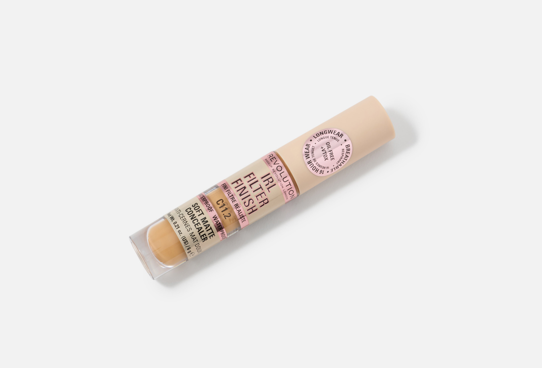 MakeUp Revolution Long-lasting Liquid Concealer Irl Filter Finish C11.2 6 g MakeUp Revolution Long-lasting Liquid Concealer Irl Filter Finish