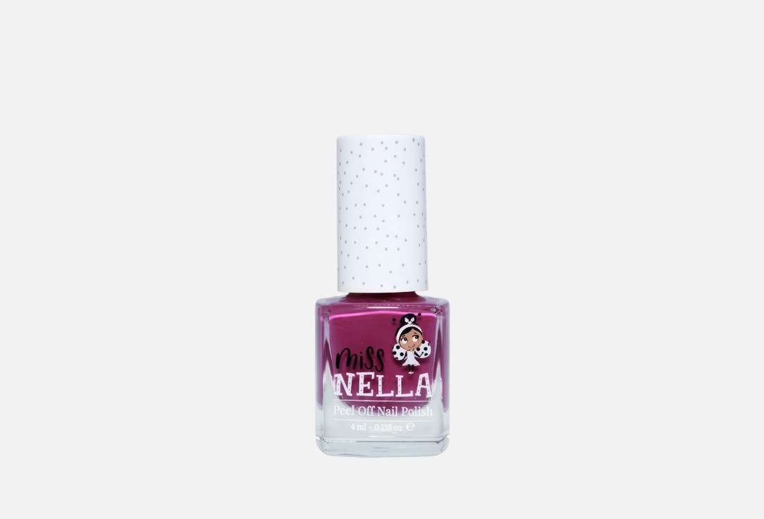 Miss Nella Лак для ногтей Peel Off 04, Little poppet 4 мл Miss Nella Лак для ногтей Peel Off