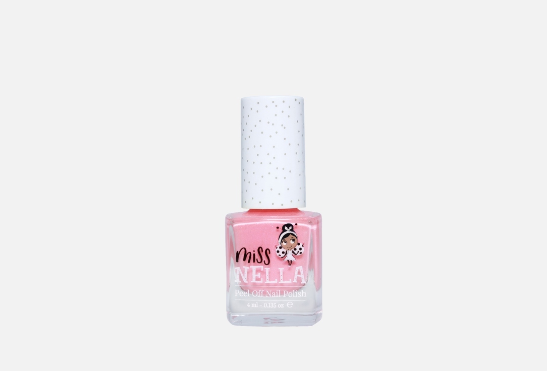 Miss Nella Лак для ногтей Peel Off 05, Cheeky bunny 4 мл Miss Nella Лак для ногтей Peel Off