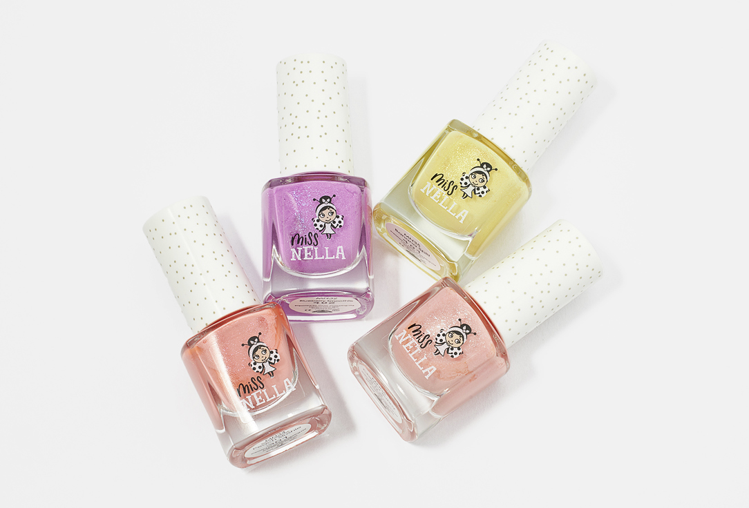 Miss Nella Nail Polish Set Summer Pack 4 pcs Miss Nella Nail Polish Set Summer Pack