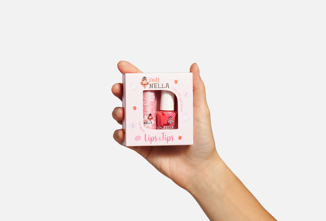Miss Nella Детский набор для ногтей и губ Besties Duo Pack