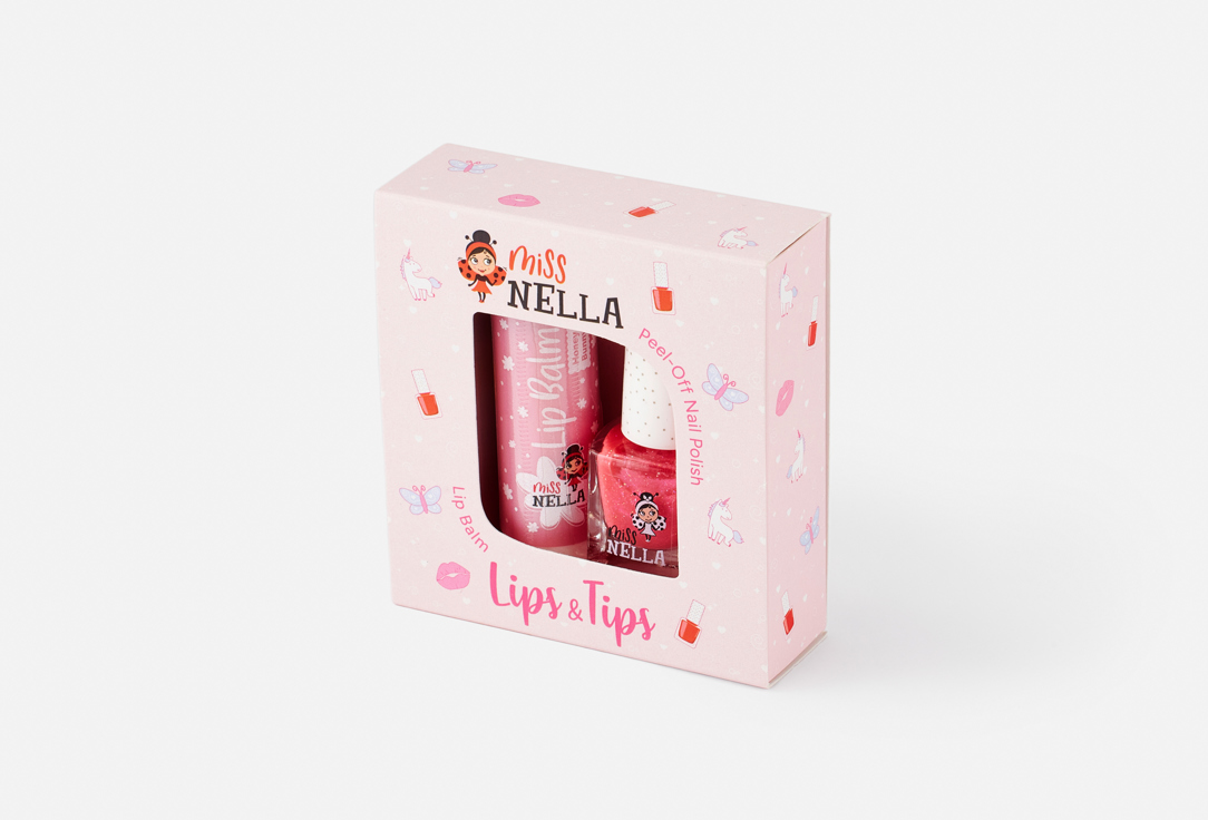 Miss Nella Детский набор для ногтей и губ Besties Duo Pack