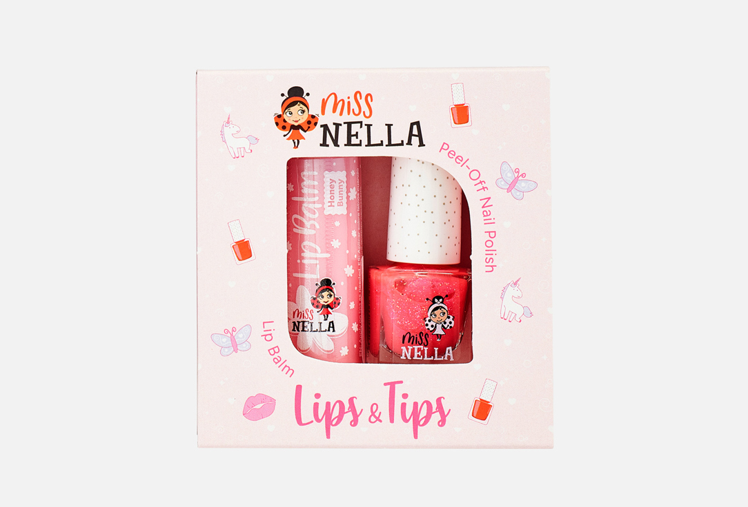 Miss Nella Детский набор для ногтей и губ Besties Duo Pack