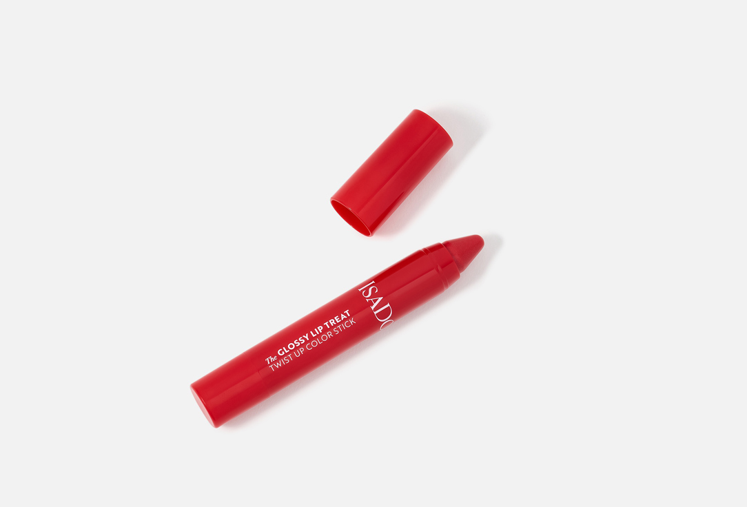 IsaDora Glossy lip color stick Lip treat twist up Rhubarb red 3.3 g IsaDora Glossy lip color stick Lip treat twist up