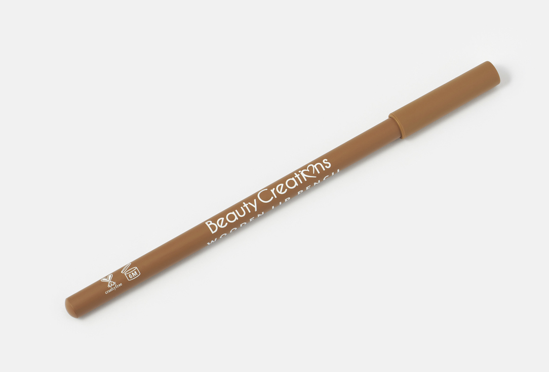 BEAUTY CREATIONS Long-Lasting Matte Lip Pencil Wooden Lip Pencil 04, Butta u up 1.4 g BEAUTY CREATIONS Long-Lasting Matte Lip Pencil Wooden Lip Pencil