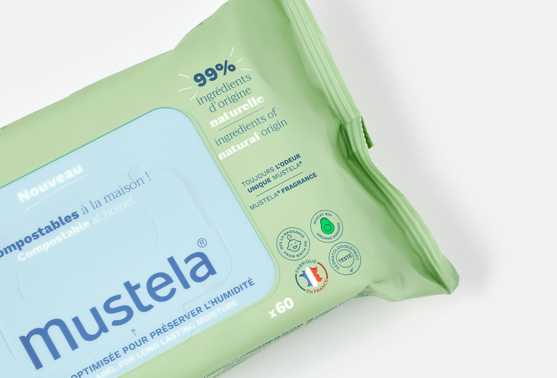 Mustela Wet Wipes Scented