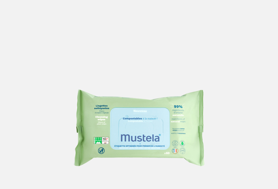 Mustela Wet Wipes Scented