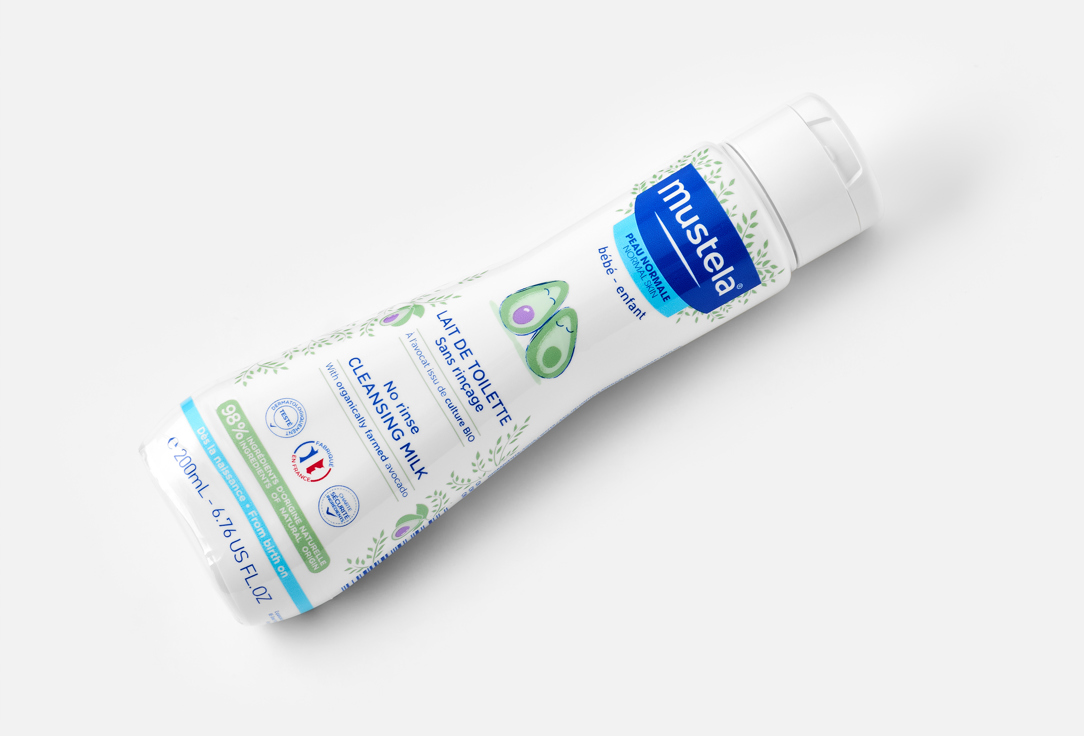 Mustela Cleansing Milk No Rinse 200 ml Mustela Cleansing Milk No Rinse
