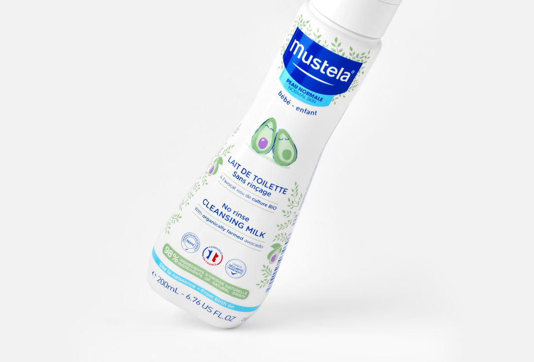 Mustela Cleansing Milk No Rinse 200 ml Mustela Cleansing Milk No Rinse