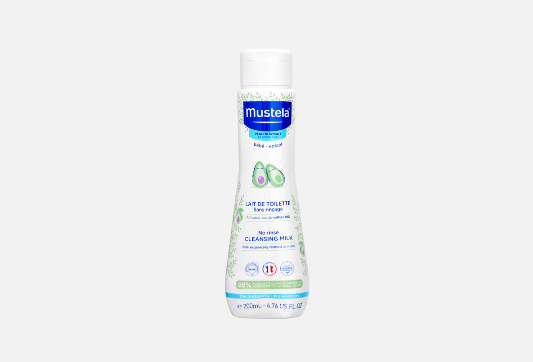 Mustela Cleansing Milk No Rinse 200 ml Mustela Cleansing Milk No Rinse