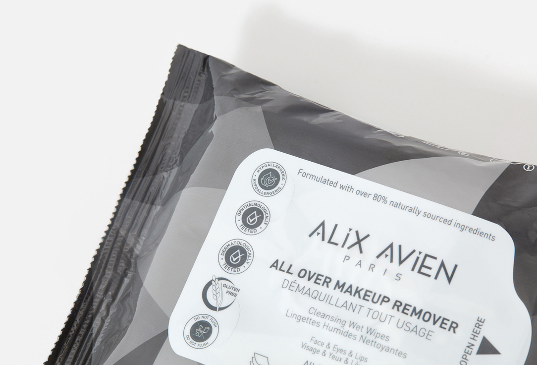 ALIX AVIEN Makeup Remover Wet Wipes All Over