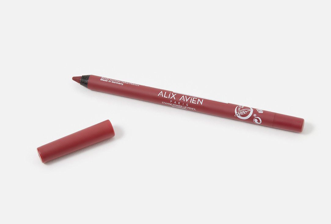 ALIX AVIEN Long-wear waterproof lip pencil Staying Power Lip Pencil 60, Maroon 1.2 g ALIX AVIEN Long-wear waterproof lip pencil Staying Power Lip Pencil