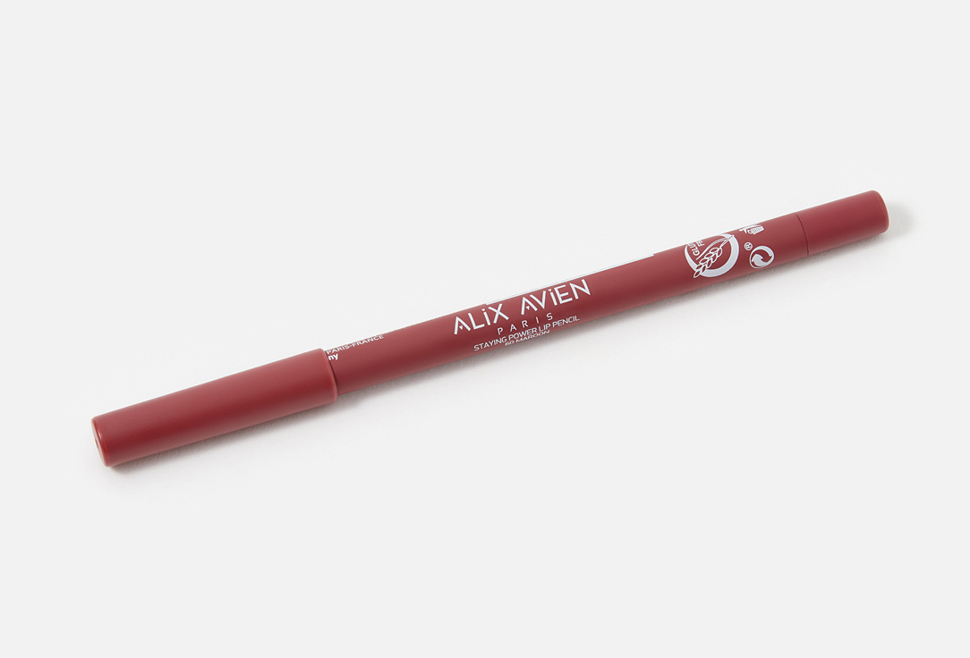 ALIX AVIEN Long-wear waterproof lip pencil Staying Power Lip Pencil 60, Maroon 1.2 g ALIX AVIEN Long-wear waterproof lip pencil Staying Power Lip Pencil