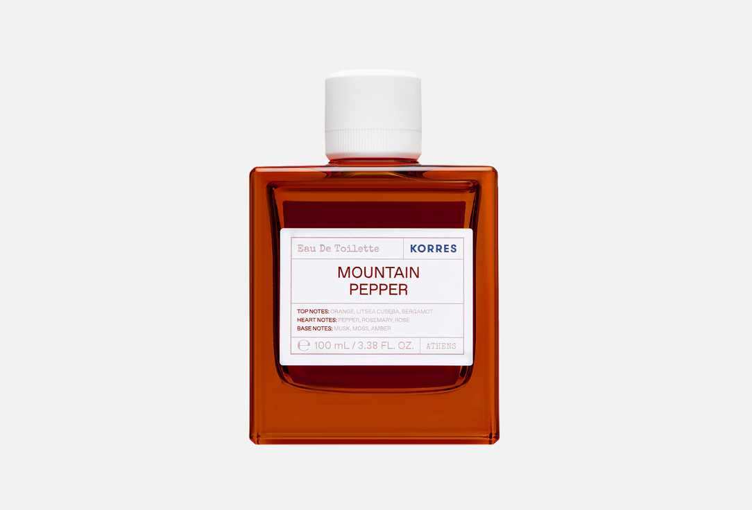 Korres Eau De Toilette Mountain Pepper 100 ml Korres Eau De Toilette Mountain Pepper