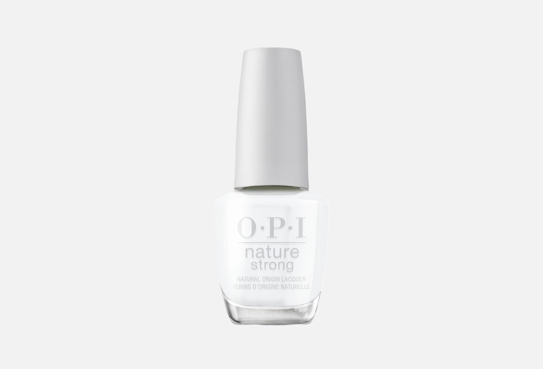 OPI Glossy Nail Polish Nature Strong OPI Nature Strong Lacquer - Strong As Shell - White 15ml 15 ml OPI Glossy Nail Polish Nature Strong
