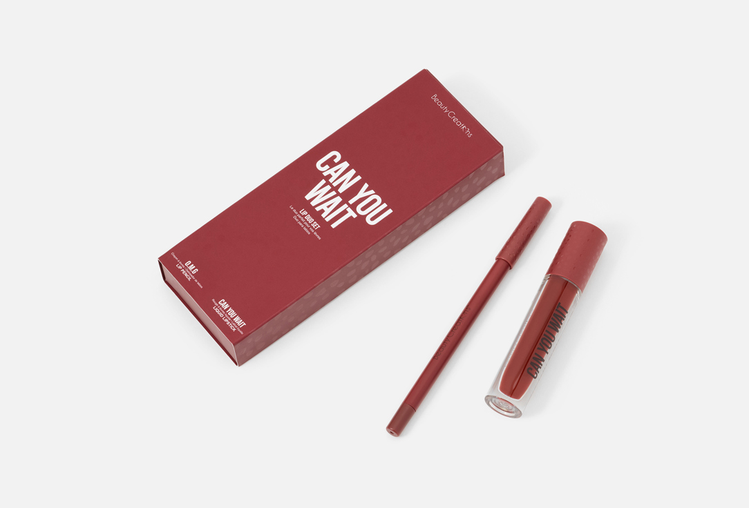 BEAUTY CREATIONS Matte Lipstick & Gel Lip Liner Set Availabilippy