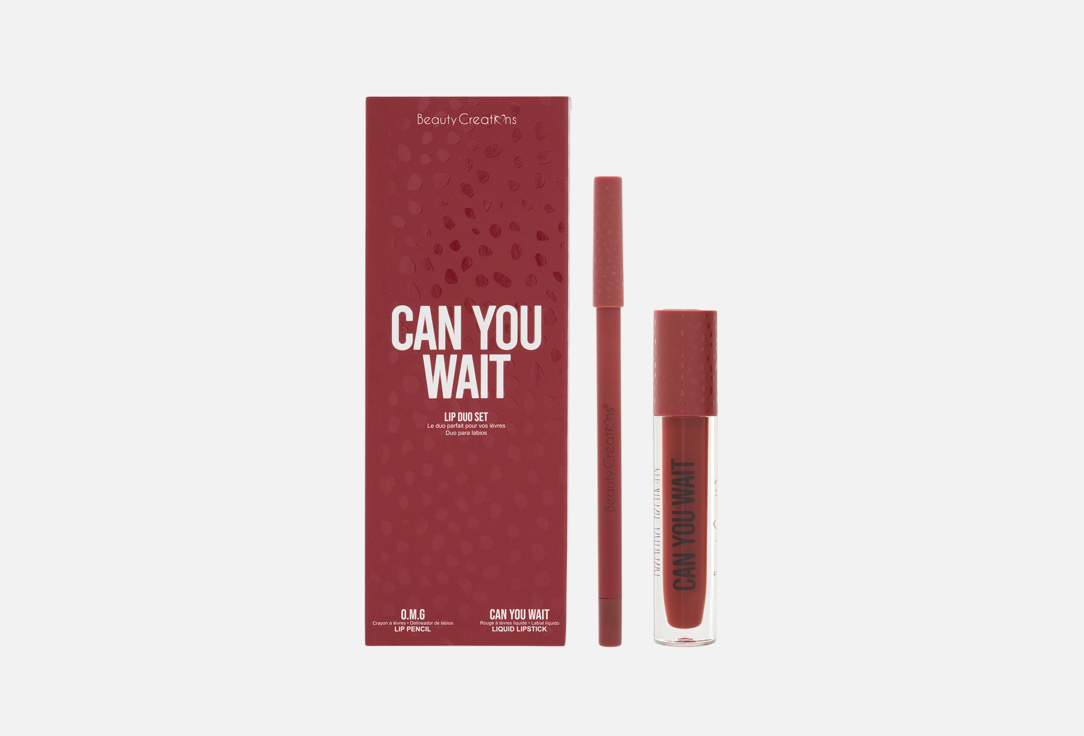 BEAUTY CREATIONS Matte Lipstick & Gel Lip Liner Set Availabilippy