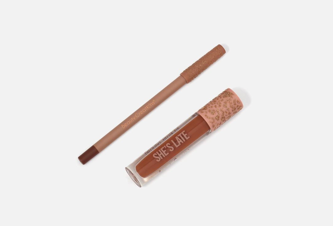 BEAUTY CREATIONS Matte Lipstick & Gel Lip Liner Set Availabilippy