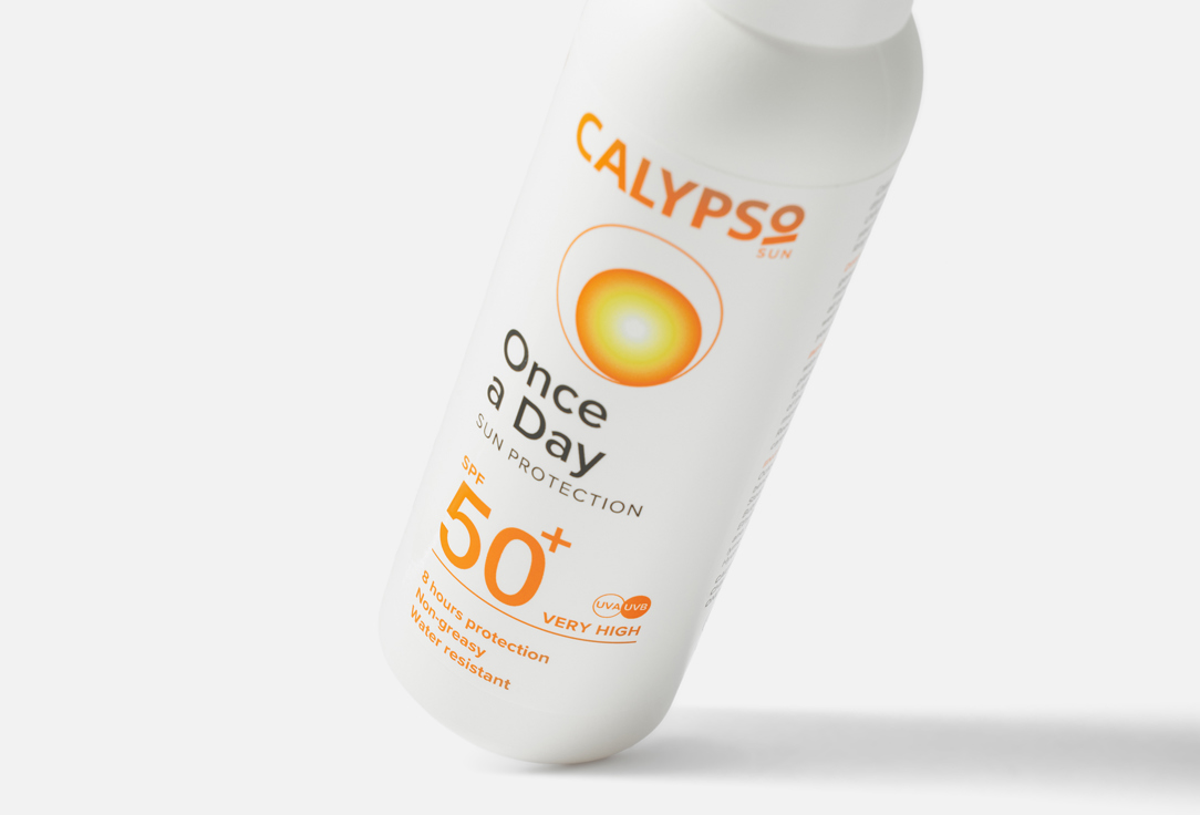 Calypso Sunscreen Lotion SPF50+ Once a Day 150 ml Calypso Sunscreen Lotion SPF50+ Once a Day