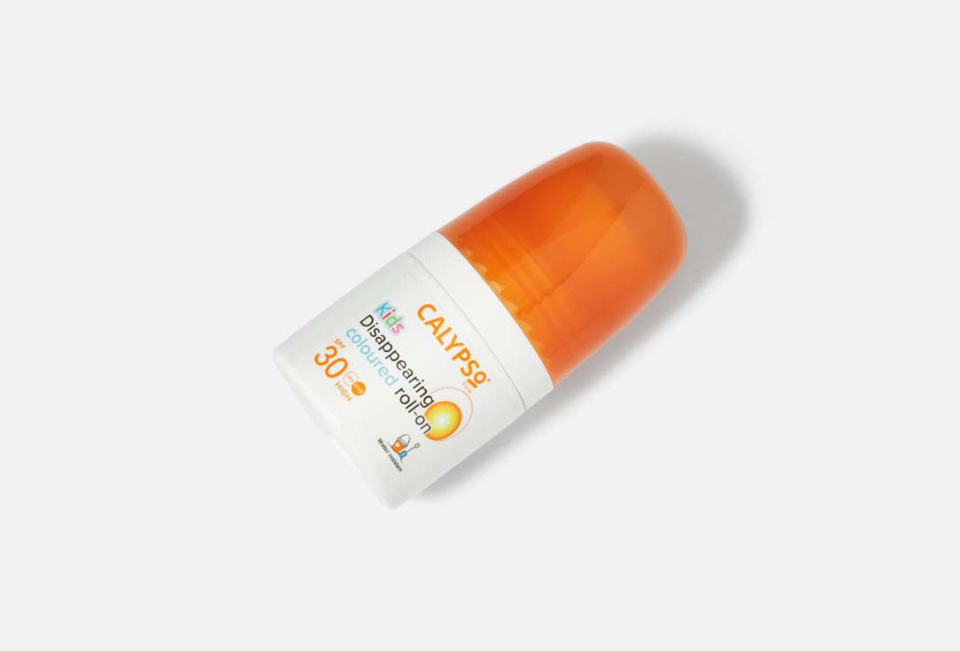 Calypso Sunscreen Roll-On Lotion SPF 30 Kids Colored 50 ml Calypso Sunscreen Roll-On Lotion SPF 30 Kids Colored