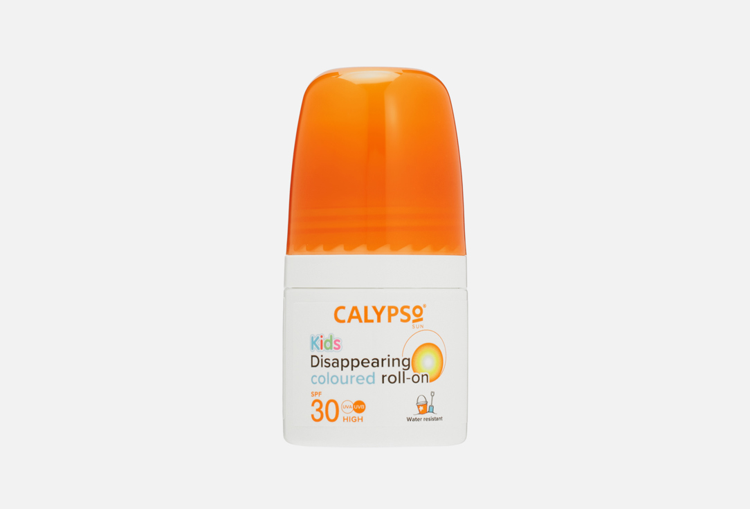 Calypso Sunscreen Roll-On Lotion SPF 30 Kids Colored 50 ml Calypso Sunscreen Roll-On Lotion SPF 30 Kids Colored