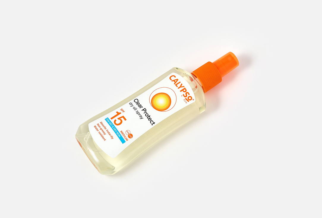 Calypso sunscreen spray oil SPF15 Dry oil 200 ml Calypso sunscreen spray oil SPF15 Dry oil