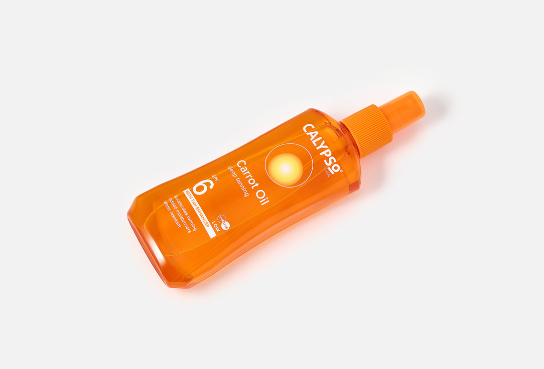 Calypso Carrot oil tanning spray SPF6 Carrot 200 ml Calypso Carrot oil tanning spray SPF6 Carrot