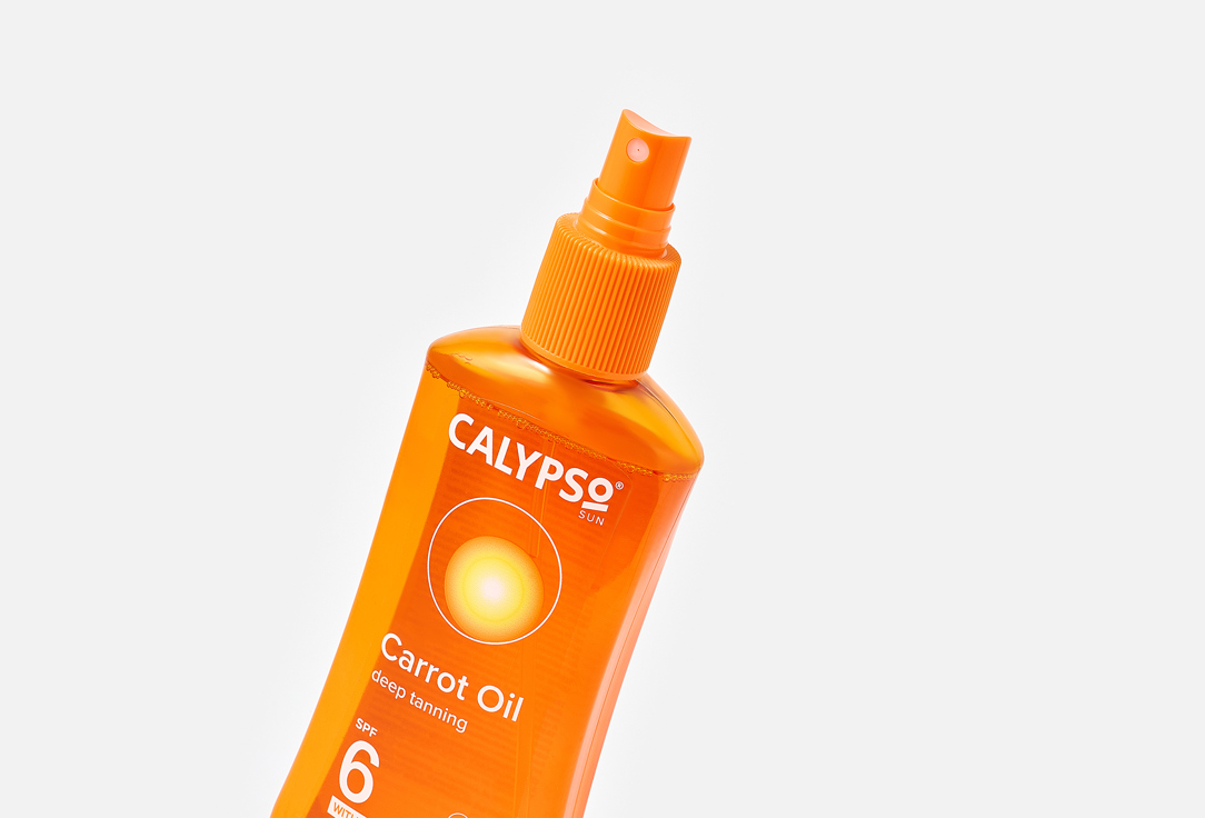Calypso Carrot oil tanning spray SPF6 Carrot 200 ml Calypso Carrot oil tanning spray SPF6 Carrot
