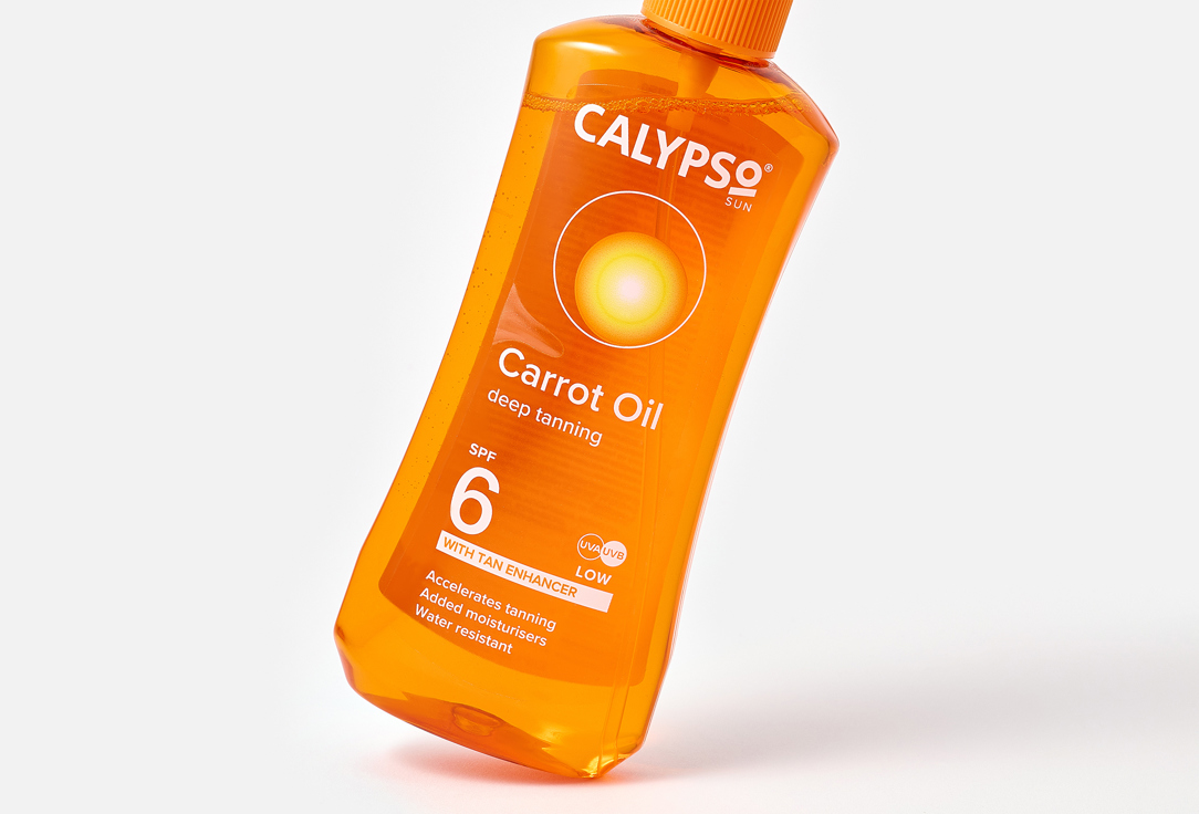 Calypso Carrot oil tanning spray SPF6 Carrot 200 ml Calypso Carrot oil tanning spray SPF6 Carrot