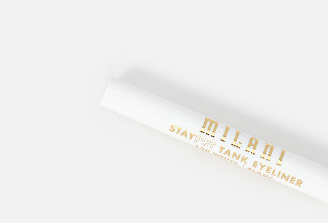 MILANI Waterproof Eyeliner Pen Stay Put Tank 130, White 0.55 ml MILANI Waterproof Eyeliner Pen Stay Put Tank
