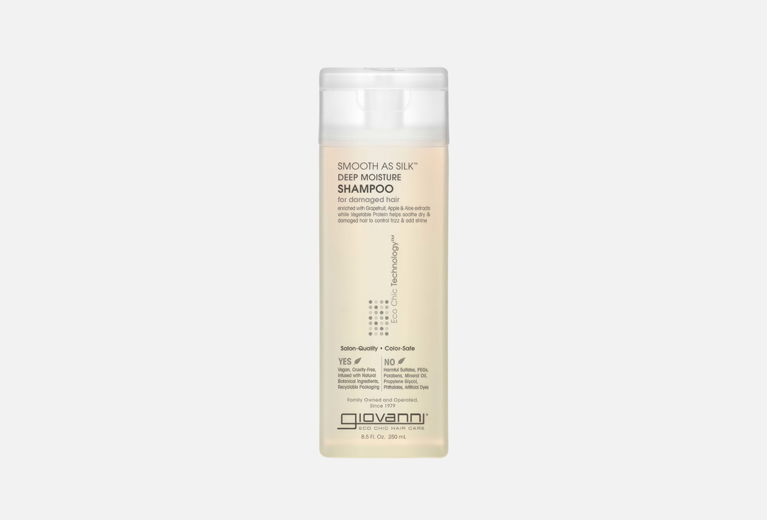 GIOVANNI Deep Moisture Shampoo Smooth As Silk 250 ml GIOVANNI Deep Moisture Shampoo Smooth As Silk