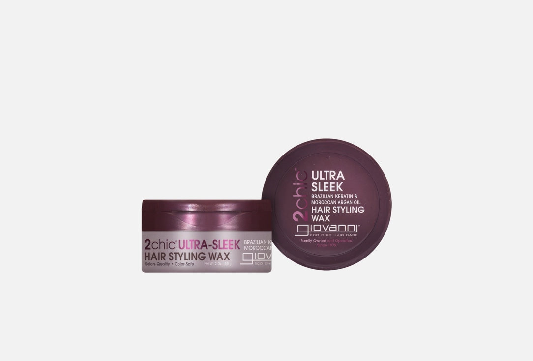 GIOVANNI Hair Styling Wax 2chic Ultra-Sleek 56 g GIOVANNI Hair Styling Wax 2chic Ultra-Sleek
