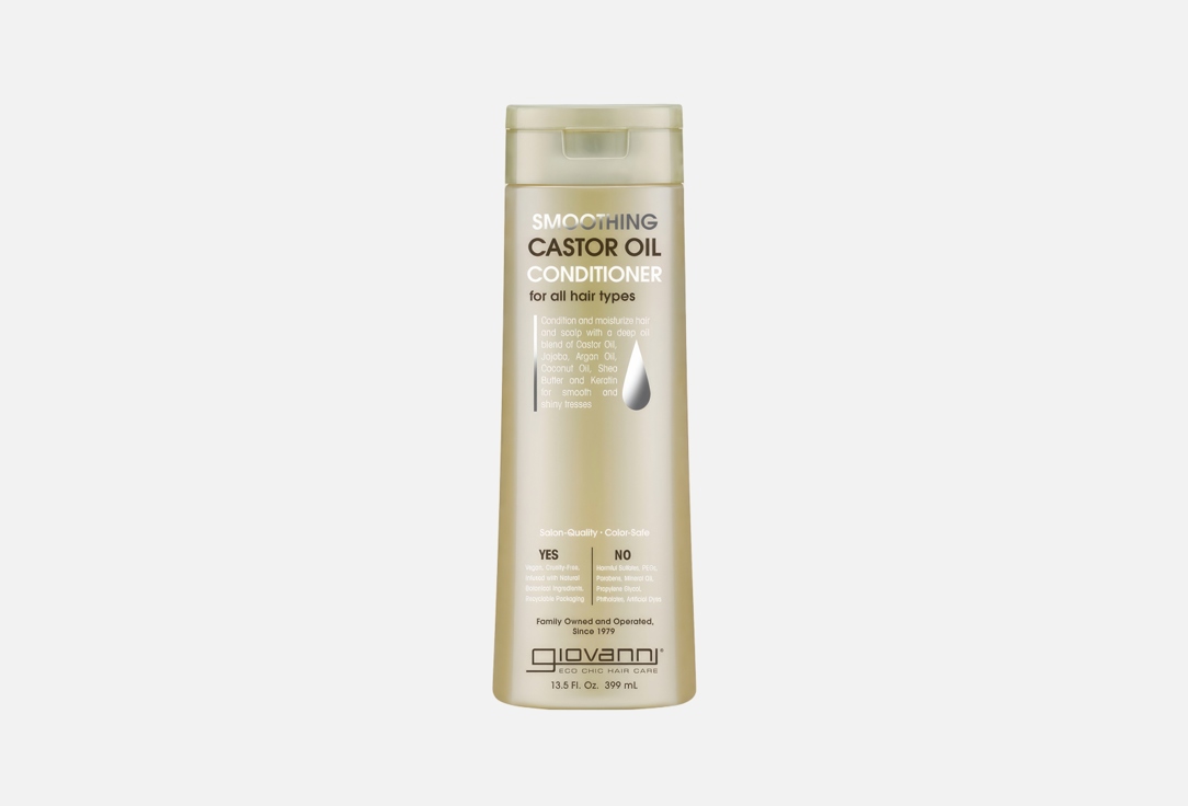 GIOVANNI Smoothing Conditioner Castor Oil 399 ml GIOVANNI Smoothing Conditioner Castor Oil