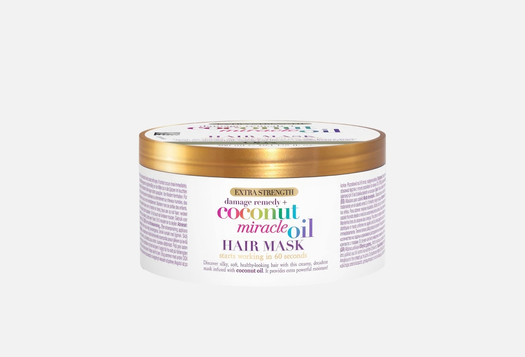 OGX Repairing Hair Mask Damage Remedy+ Coconut Miracle Oil 300 ml OGX Repairing Hair Mask Damage Remedy+ Coconut Miracle Oil