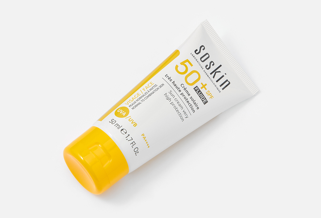 Soskin Sunscreen fluid SPF50+ Sun Guard Sun cream 50 ml Soskin Sunscreen fluid SPF50+ Sun Guard Sun cream
