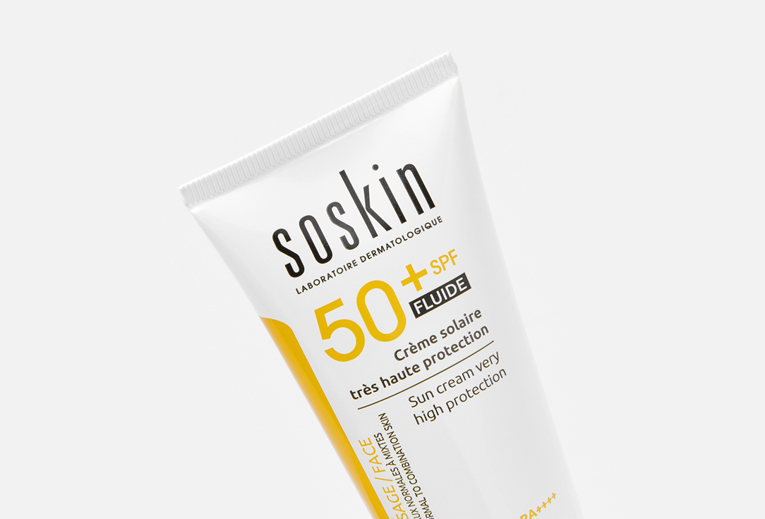 Soskin Sunscreen fluid SPF50+ Sun Guard Sun cream 50 ml Soskin Sunscreen fluid SPF50+ Sun Guard Sun cream