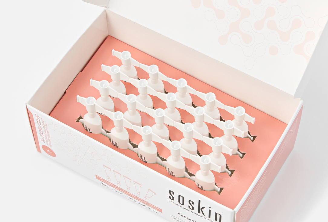 Soskin Face Ampoules Intensive Restructuring Concentrate 20 pcs Soskin Face Ampoules Intensive Restructuring Concentrate