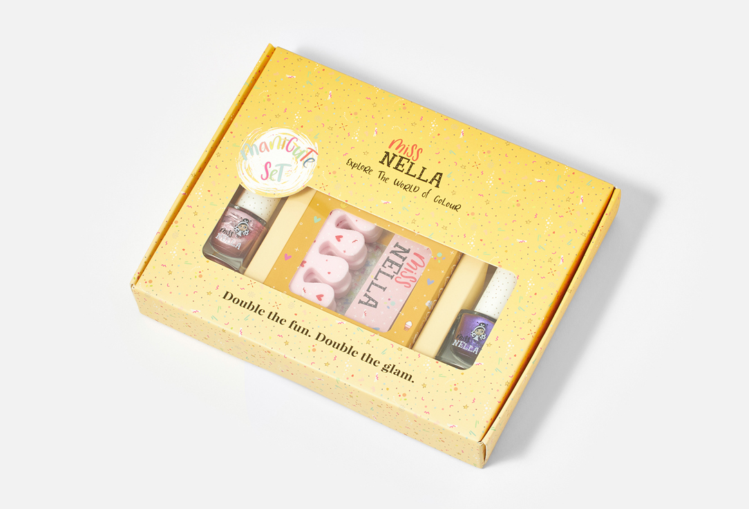 Miss Nella Beauty set for nails Metallic Manicute 9 pcs Miss Nella Beauty set for nails Metallic Manicute