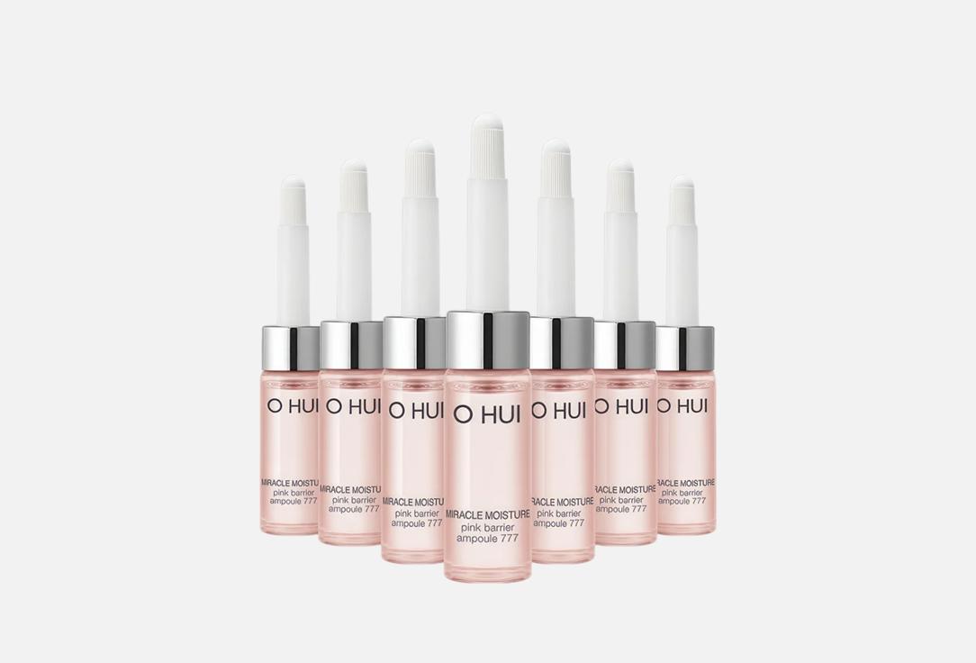 OHUI Face Moisturizing ampoules Miracle moisture pink barrier