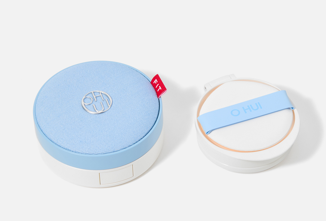 OHUI Cushion Foundation SPF33 PA++ Ultimate wear skin-fit denim 01, Pink beige 30 g OHUI Cushion Foundation SPF33 PA++ Ultimate wear skin-fit denim
