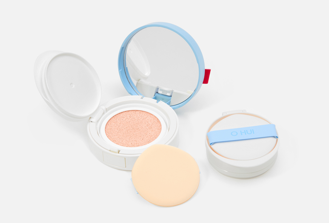 OHUI Cushion Foundation SPF33 PA++ Ultimate wear skin-fit denim 01, Pink beige 30 g OHUI Cushion Foundation SPF33 PA++ Ultimate wear skin-fit denim