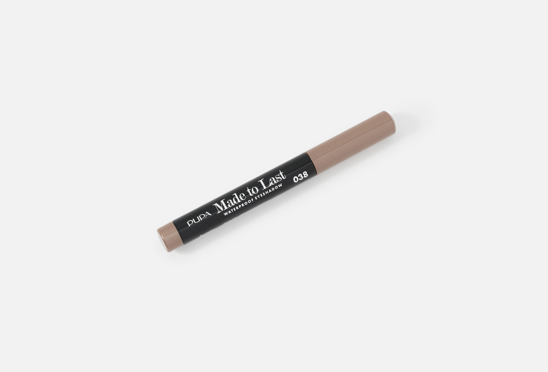 Pupa Long-Lasting Eyeshadow Pencil MADE TO LAST WATERPROOF EYESHADOW 038, Golden platinum 1.4 g Pupa Long-Lasting Eyeshadow Pencil MADE TO LAST WATERPROOF EYESHADOW
