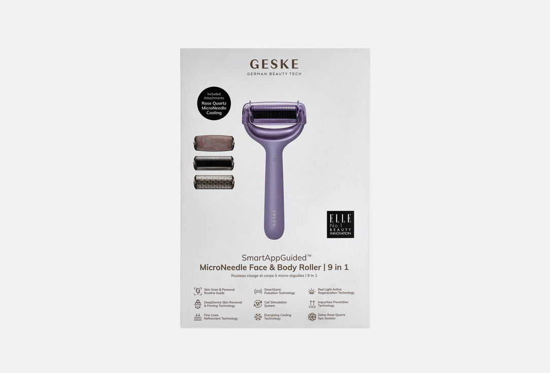 GESKE Face & Body roller 9 in 1 Micro Needle