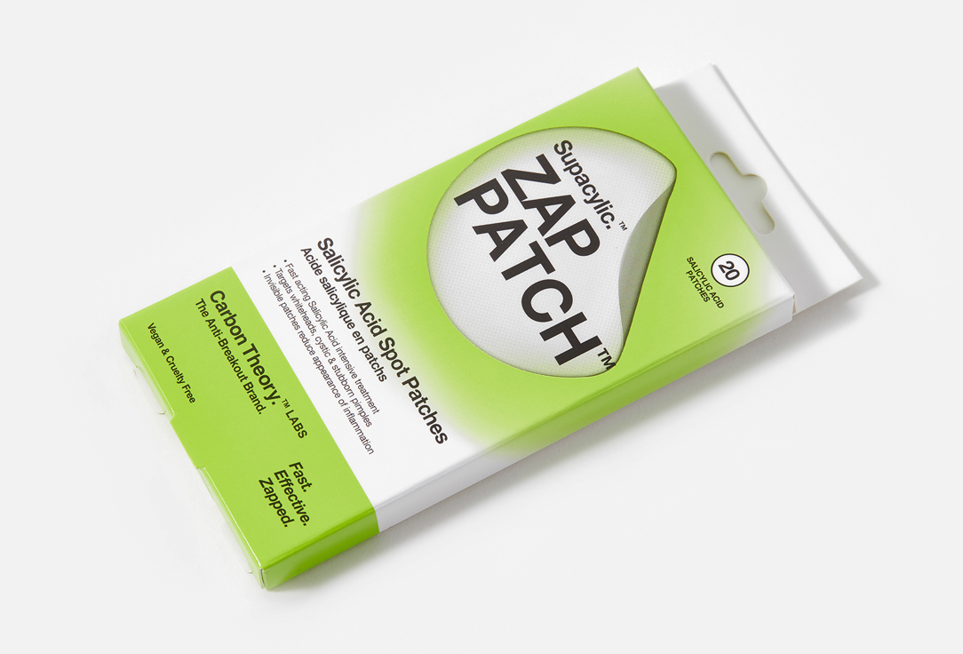 CARBON THEORY Face Acne Patches Zap Patch 20 pcs CARBON THEORY Face Acne Patches Zap Patch