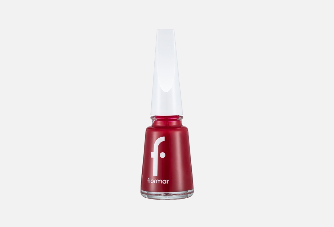 Flormar Nail Polish Nail Enamel 128, Bordeaux scream 11 ml Flormar Nail Polish Nail Enamel