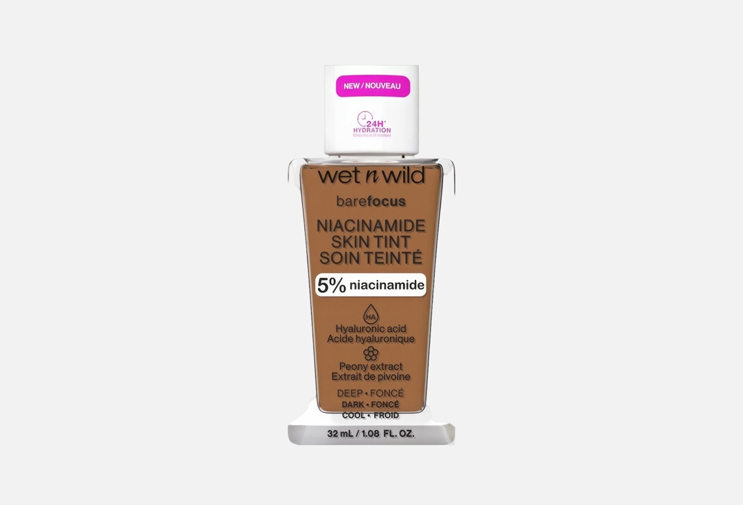 Wet n Wild Niacinamide Skin Face Tint Bare Focus Deep 32 ml Wet n Wild Niacinamide Skin Face Tint Bare Focus