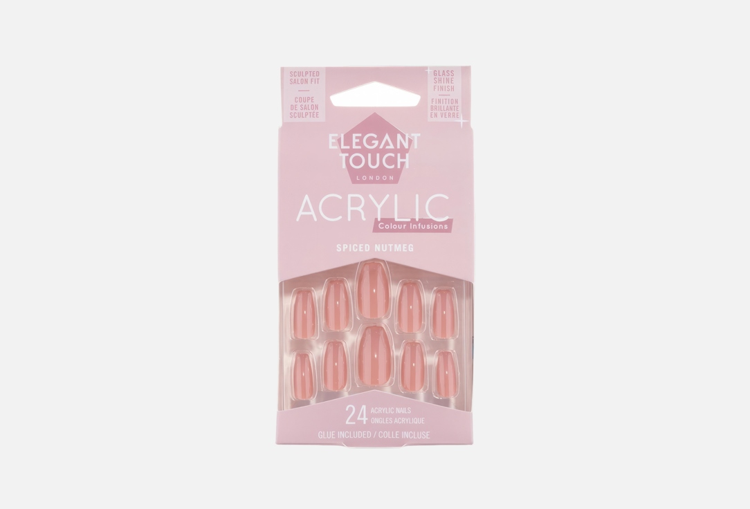 ELEGANT TOUCH False Nails Color Acrylic