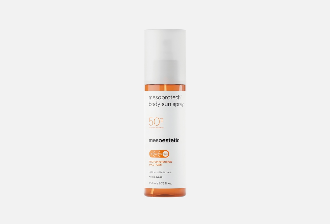 Mesoestetic body SUN spray SPF 50+ mesoprotech 200 ml Mesoestetic body SUN spray SPF 50+ mesoprotech